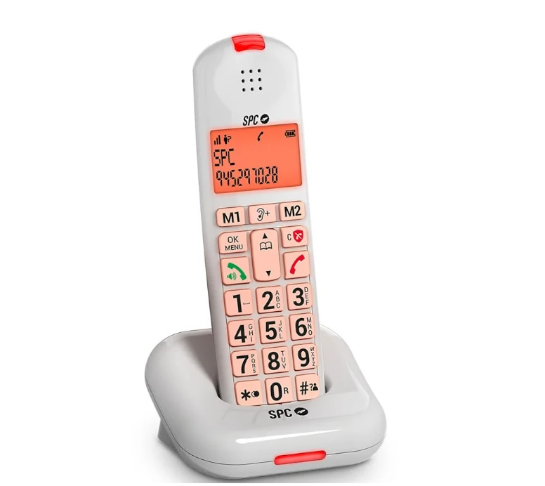 Spc 7612b Telefono Inalambrico Comfort Kairo Blanc